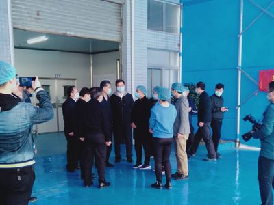 省長馬興瑞親臨海薇舒暢工廠視察疫情防控物資生產(chǎn)情況